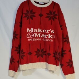 Makers Mark Christmas Sweater Mens 2x
